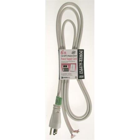SOUTHWIRE Three Conductor Beige SPT-3 Replacement Power Cord 9746